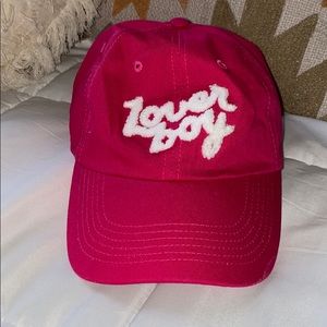 Loverboy Hot Pink Baseball Hat NWOT